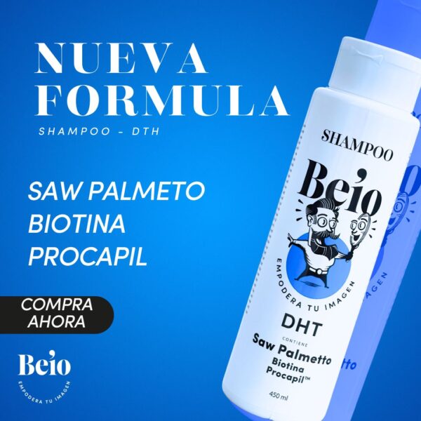 Kit Shampoo y Tratamiento, Tónico Barba y Cabello y Tónico Bye Bye Entradas para hombre, con envío GRATIS #10 - Imagen 2